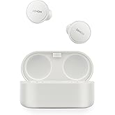 Denon PerL Pro True Wireless Earbuds - Adaptive Active Headphones Wireless Noise Canceling, Masimo Adaptive Acoustic Technology, Spatial Audio, 32Hr Battery Life, Wirefree Charging, White