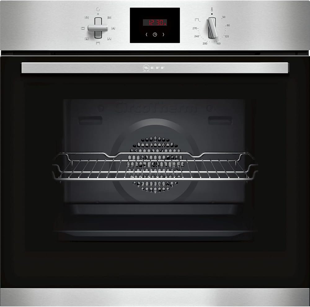 Neff N30 Single Oven with Circotherm Stainless Steel
