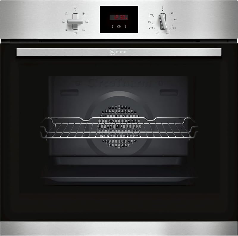 Neff N30 Single Oven with Circotherm Stainless Steel