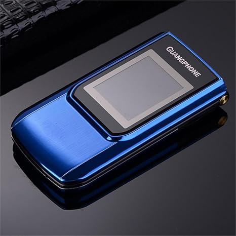 QHJ Phones Dual-Screen-Dual-Sim-Karte Lange Standby-FM Senior Phone Flip Handy