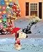 ProductWorks 24-Inch Pre-Lit 3D Peanuts Santa Snoopy Christmas Yard Decoration, 50 Lights,Multi