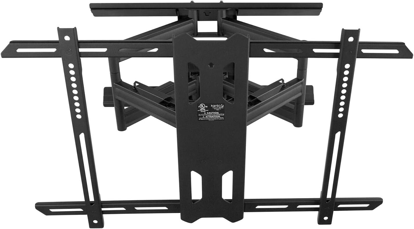 Kanto PDX650 Full Motion Articulating TV Wall Mount for 40" to 90" TVs, Black, Fits most flat panel TVs from 37” to 75” - Image 5