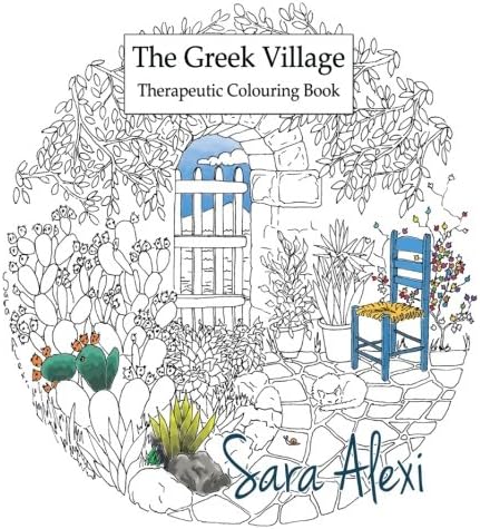 The Greek Village Colouring Book
