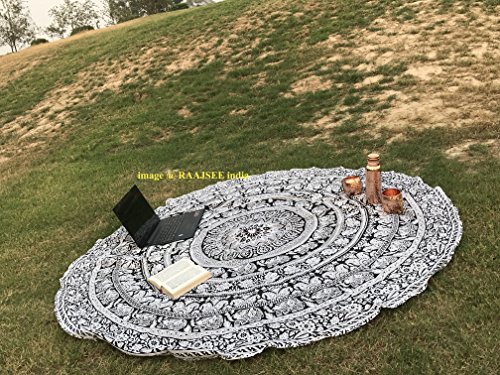 2 raajsee+Walking+Elephant+Tapestry+Bohemian