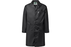 Mens Long Jacket Laboratory Coat Workwear Overcoat Adult LabCoat