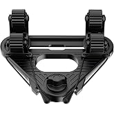 Kayak Paddle Holder, Multi-Functional Kayak Paddle Holder | Dual Head Kayak Track Mount Accessories with Two Security Tethers - Kayak Oar/Fishing Net/Gaff Holder for Fishing