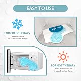 NEWGO Cooling Eye Mask Gel Hot Cold Therapy 2 Pack Light Blue view 7