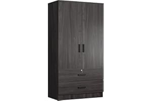 Woodpeckers Furniture And Mattress 2-Door Armoire with 2-Drawers (Tobacco)