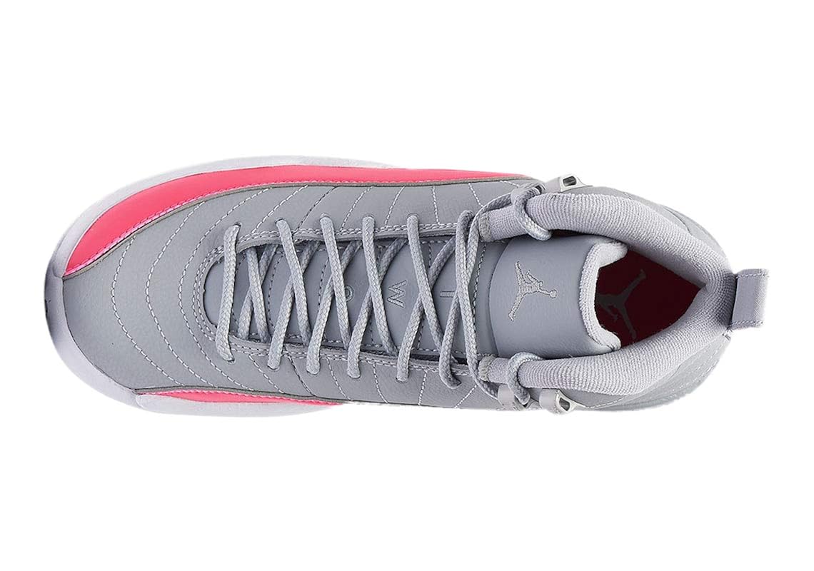 jordan retro 12 wolf grey racer pink
