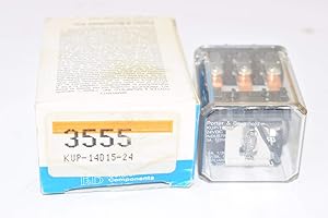 TE CONNECTIVITY/POTTER & BRUMFIELD KUP-14D15-24 Power Relay, 3PDT, 24VDC, 10A, Plug in