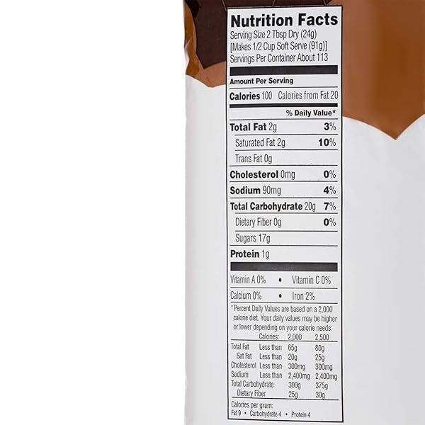 FROSTLINE CHOCOLATE SOFT SERVE ICE CREAM MIX, LACTOSE & GLUTEN FREE – JUST ADD WATER, DAIRY, OR DAIRY FREE ALTERNATIVE, USE WITH BLENDER, COUNTERTOP ICE CREAM MAKER, SOFT SERVE MACHINE – 6 LB BAG