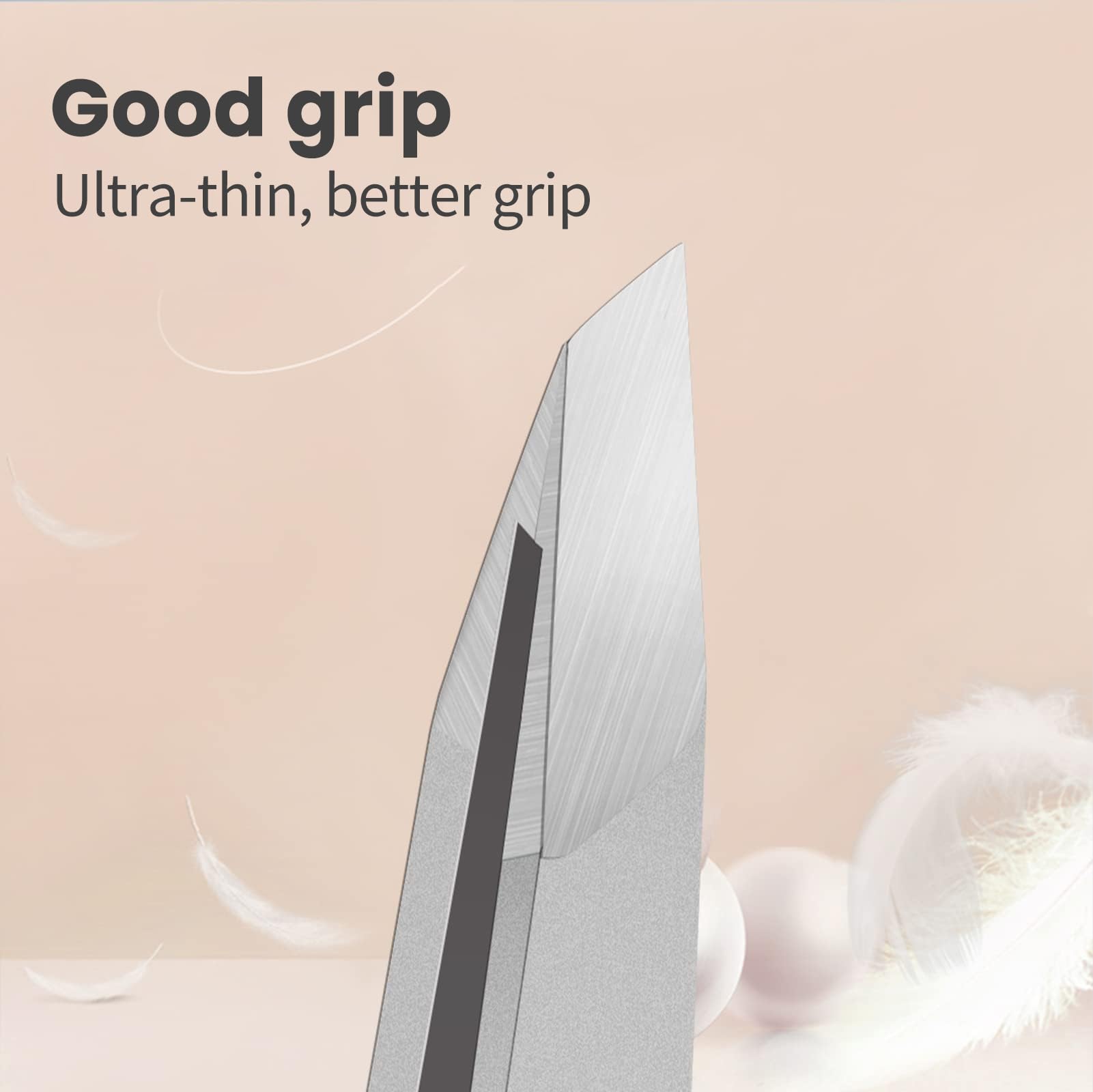 ZERNBER Eyebrow Hair Removal Tweezers, Slant Tweezer Handmade Professional Eyebrow Facial & Hair Remover Better closure Stainless Steel