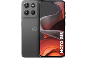 PRA QUEM QUER FOTOS MELHORES QUE AS DO VIZINHO — Smartphone Motorola Moto g15-256GB 12GB (4GB RAM+8GB Ram Boost) e Camera 50MP
com AI e Night Vision Bateria de 5200 mAh Tela FHD+ 6.7" com Superbrilho NFC -
Grafite