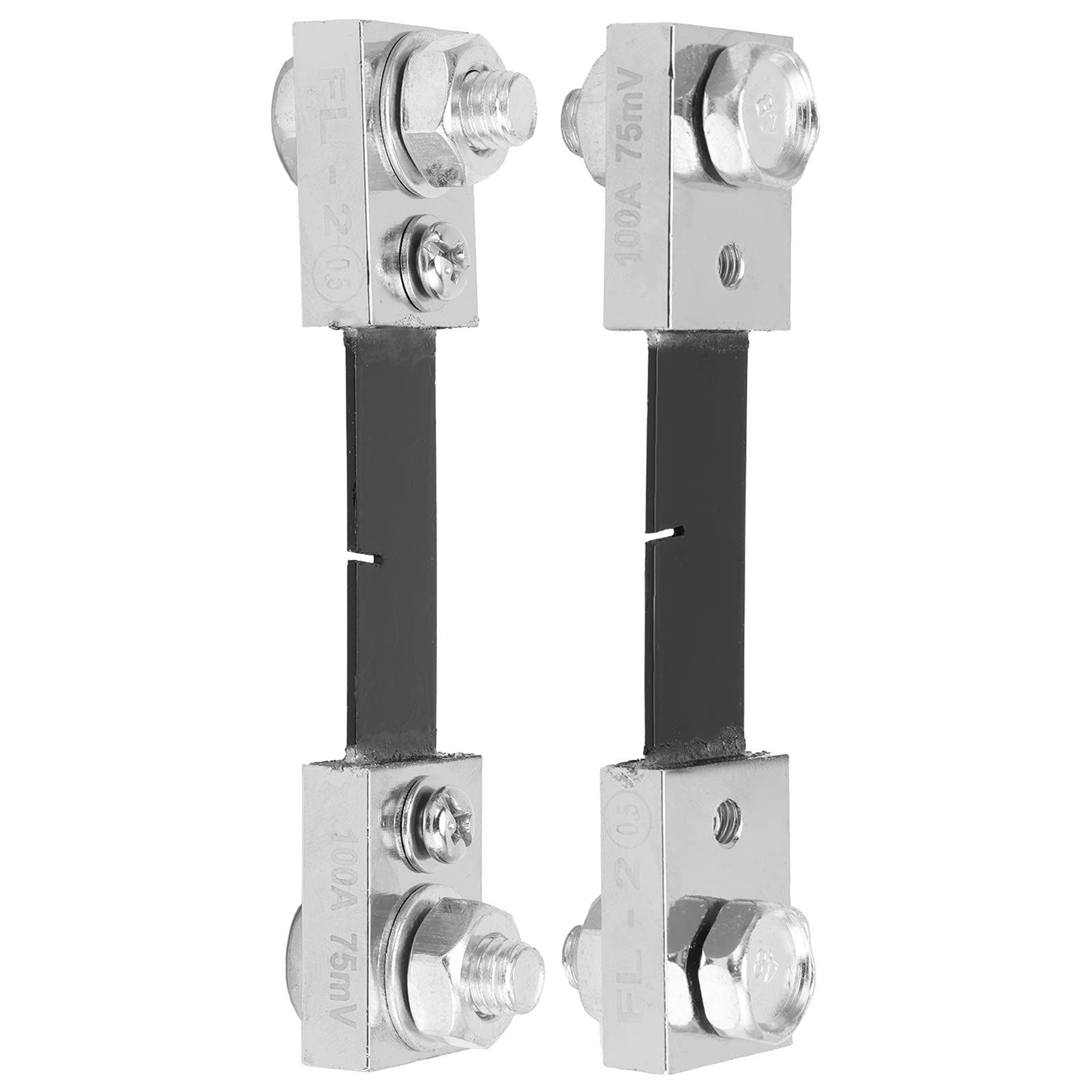 Ammeter Shunt, 2Pcs Ammeter Current Shunt for Ammeter Measuring Instrument for DC Ammeter Shunt
