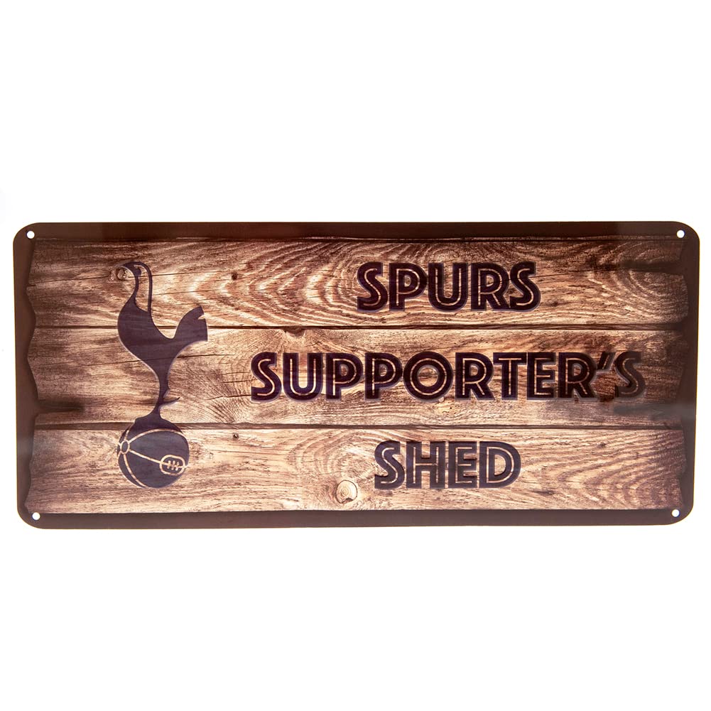 Tottenham Hotspur FC Supporters Shed Plaque (One Size) (Brown)