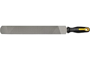 homcare 14 Inch Hoof Rasp, Horseshoe File with Rubber Handle, Farrier File Tool for Horse Goat Cow Donkey Pig Pony Hooves, Carbon Steel