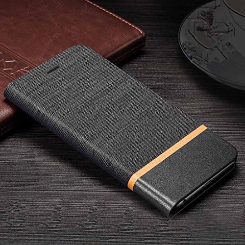 HandStar PU Leather Flip Case Cover with Card for Huawei P9 (Black)