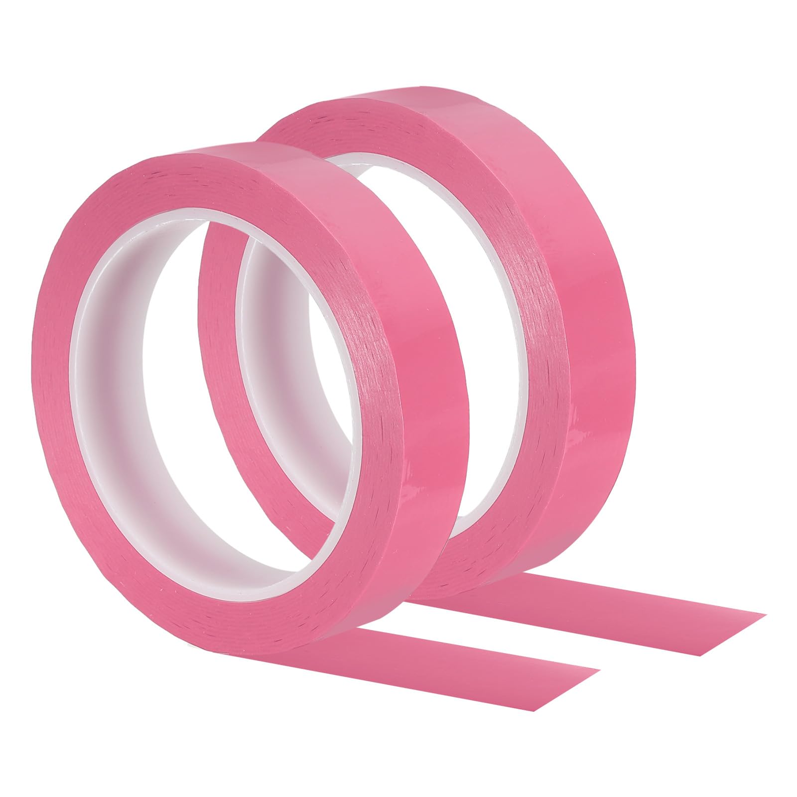 PATIKIL Whiteboard Tape 20mm 4/5", 2 Pack Thin Dry Erase Tape for Graphic Chart Marking DIY Art, Pink