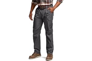 CQR Men's Winter Tactical Cargo Pants, Thermal Fleece Lined Outdoor Snow Ski Hiking Work