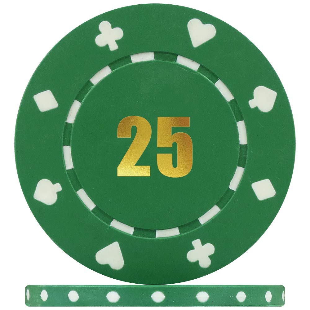 Premier Poker Chips UK Budget Range Suited Numbered Poker Chips