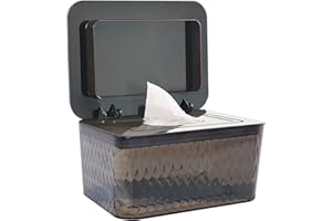 AWGOU Wet Baby Wipes Dispenser - Large Capacity Wipe Holder Seal-Designed Dust-Proof Wet Wipes Container Keep Diaper Wipes Fresh