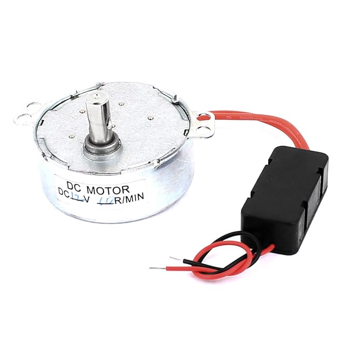 SOURCING MAP sourcingmap DC 12V CCW/CW 10 rpm Dirección de 7 mm ...