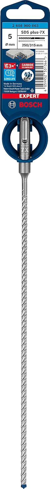 Bosch EXPERT SDS plus-7X Hammer Drill Bit 5 mm Carbide Tip Professional view 2