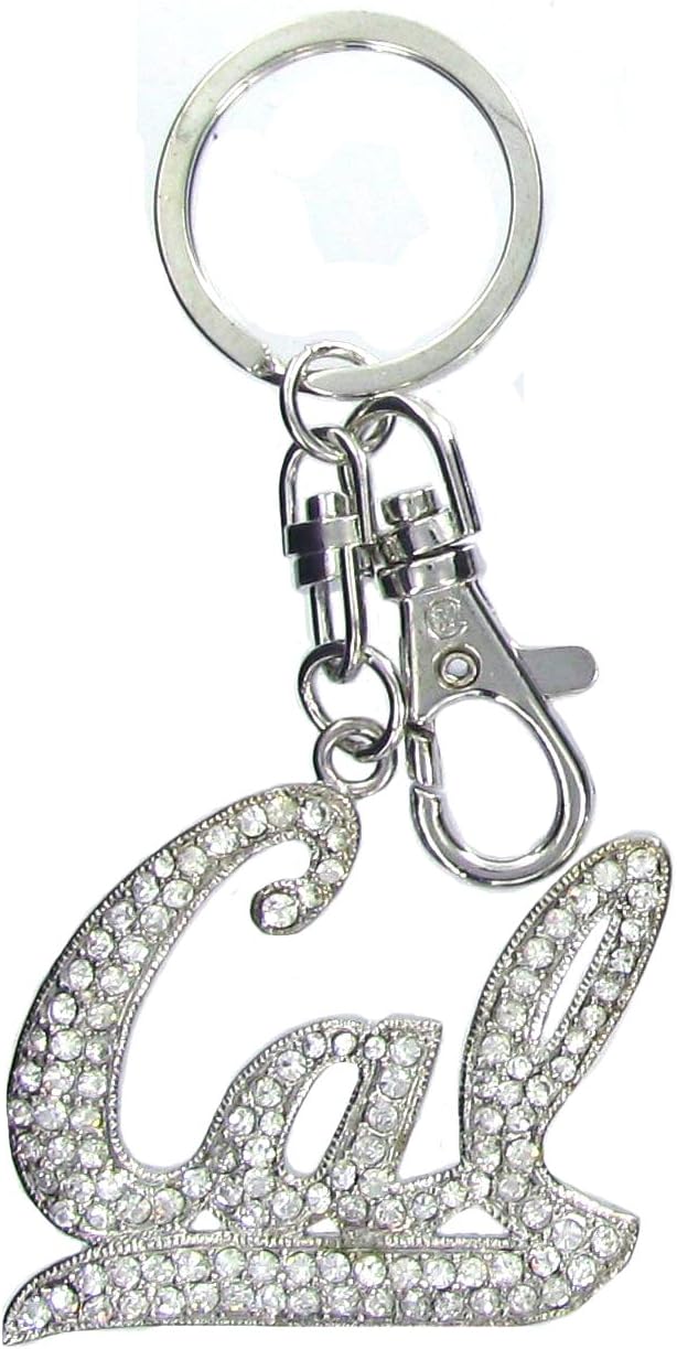 Officially Licensed UC Berkely Crystal Encrusted Cal Script Key Chain