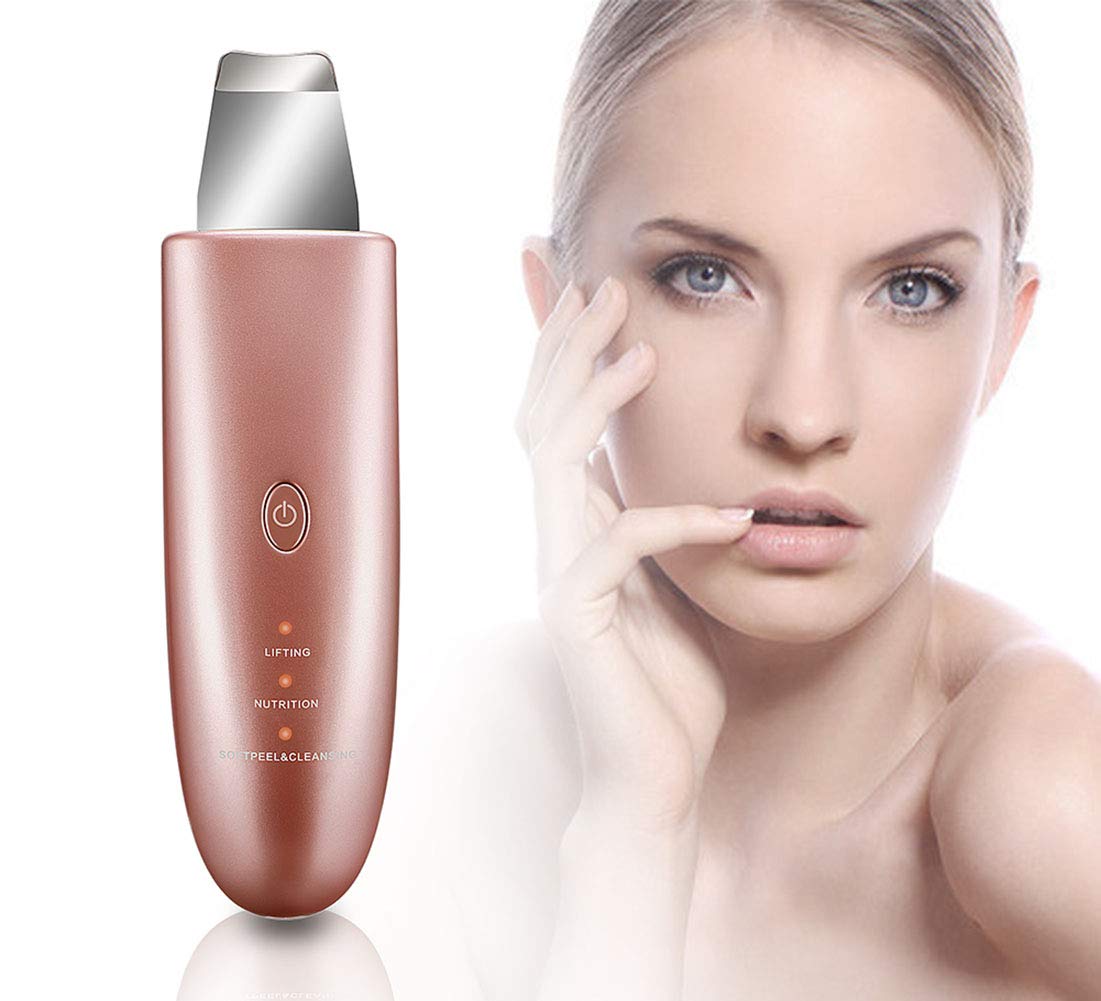 Skin Scrubber,Facial Deep Cleansing and Blackhead Removal Comedone Extractor, Face Skin Pore Clean and Exfoliator, Comedone Extractor, Facial Lifting Tool