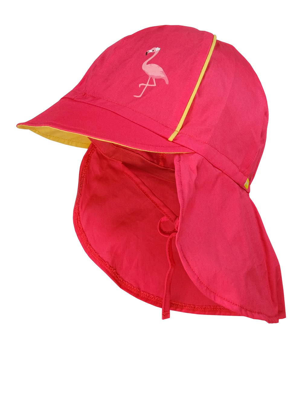 maximo Baby Girls Nackenschutz Hat Not Applicable, Red (Begonie/Hellgelb 8439), 49