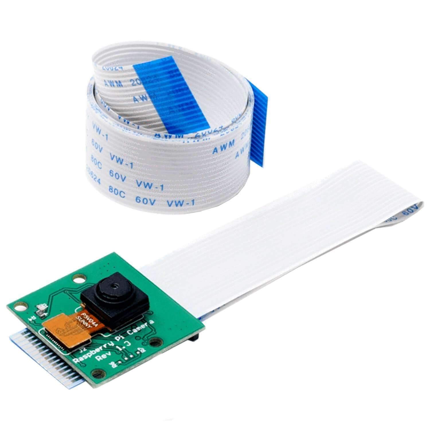 AZDelivery Raspberry Pi Camera Module 5MP + Raspberry Pi Flex Cable 100cm (40 Inches) including E-Book! — image 1