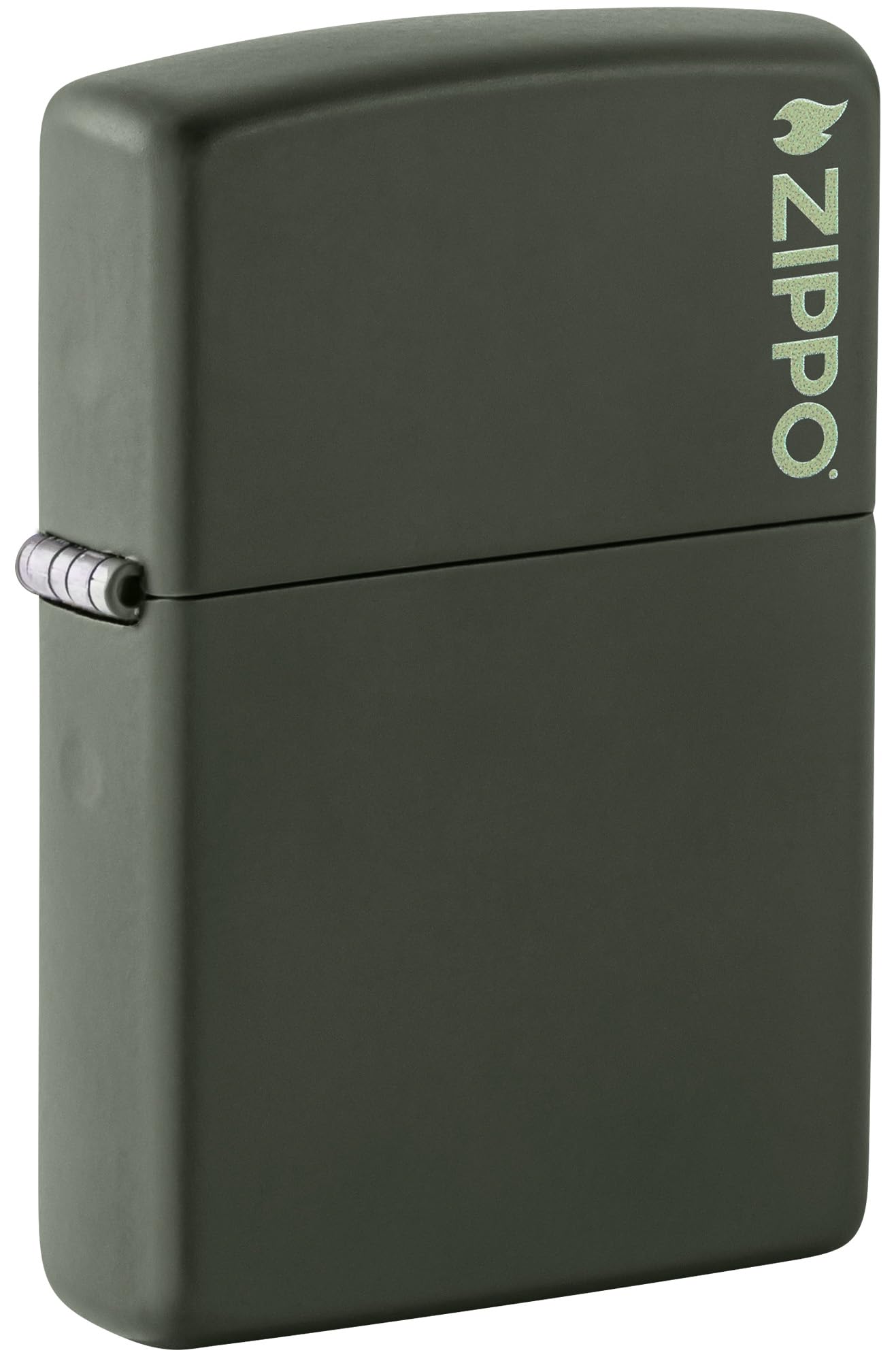 Zippo Windproof Lighter - Green Matte - Colour Image - Refillable - Reusable - Gift Box - Metal - Made in USA