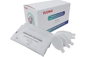 TUONAI Disposable Laser Eye shields for Safe IPL Hair Removal IPL Treatment Beauty Fields Client Eye Protection 190-11000mm