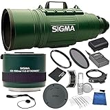 Sigma 200-500mm f/2.8 EX DG APO IF Autofocus Lens for Nikon SLR - Green Bundle with Manufacturer Accessories &amp; Accessory Kit (20 Items)