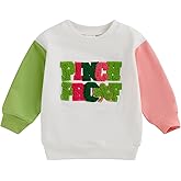 Socutebabe Toddler Baby Girl St Patricks Day Outfit Lucky Embroidery Sweatshirt Long Sleeve Pullover Winter Spring Clothes