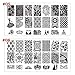 Stamping Nail Art, Gosear 10 PCS Nail Stamping Image Plates Manicure Designs Polish Art Stamping Plate Nail Art Stamp Plate
