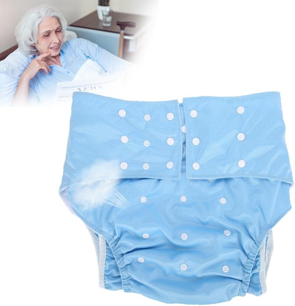 Washable Adult Pocket Nappy Cover Close-fitting Adjustable Reusable Diaper Cloth for Incontinence Care Protective Underwear, Suitable for Men Women Teen