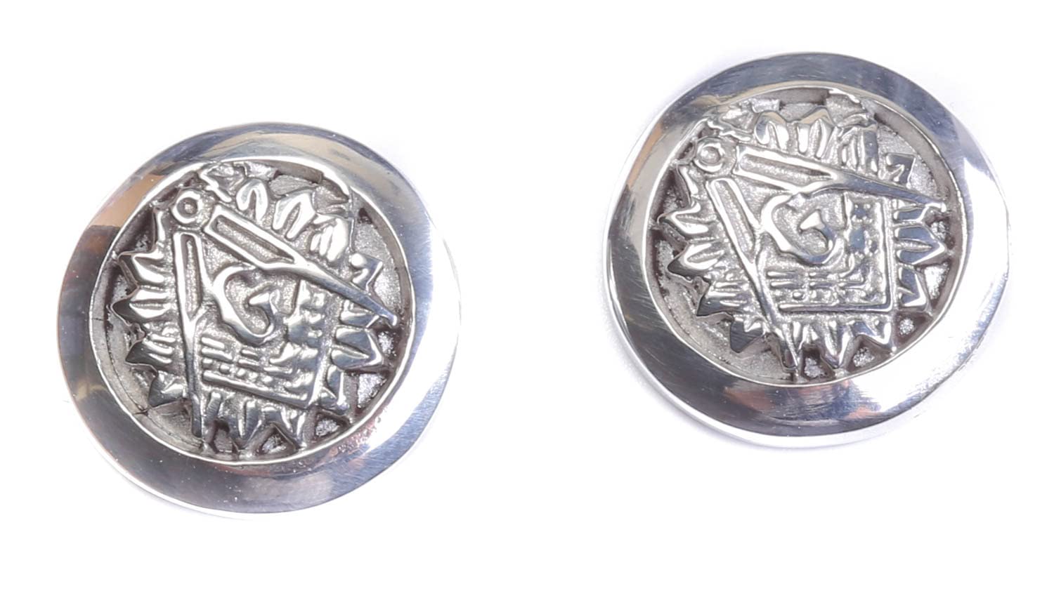 Masonic Pewter Cufflinks