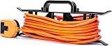 Status 10m Heavy Duty Extension Lead Single Socket Orange 13A Outdoor Power view 2