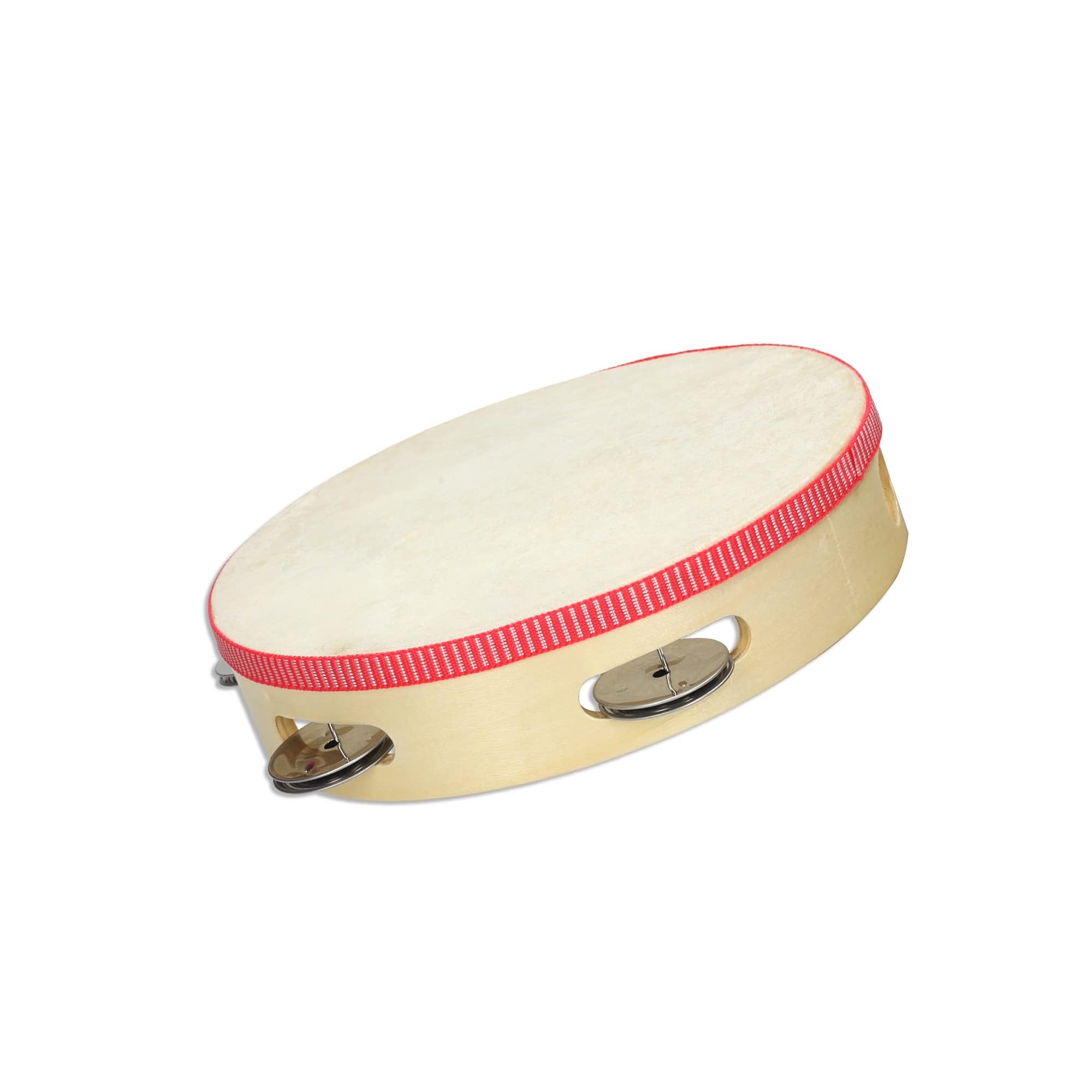 REIG - 7083 - Wooden Percussion Tambourine - 20.5cm