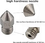 XIN-KYD 25pc MK8 Nozzle Set Brass Stainless Steel 0.2-0.8mm Ender 3 V2 CR-10 view 3