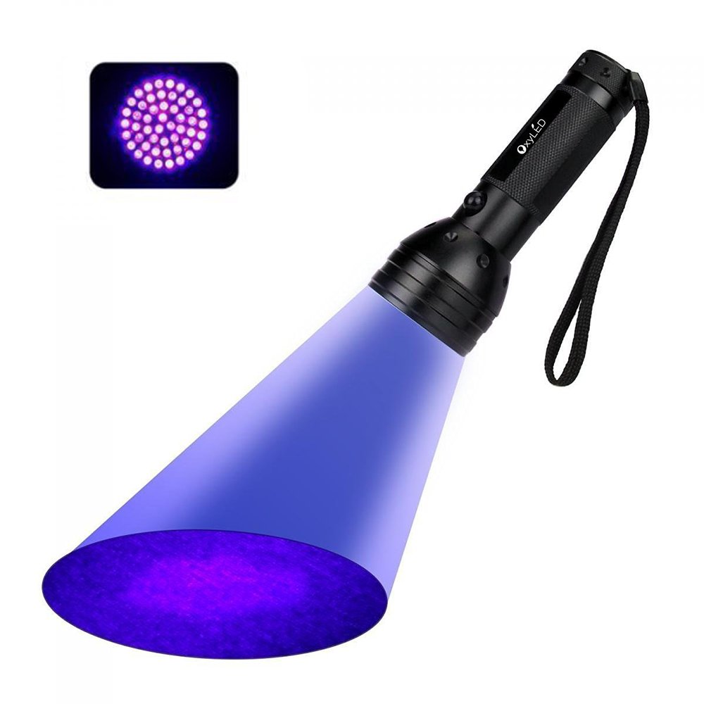 Linterna UV con LED OxyLED Detector Ultravioleta para Detectar Orina de Mascotas