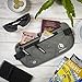 VENTURE 4TH Slim Minimalist Design RFID Money Belt with RFID Blocking Sleeves, for Men and Women – Ideal for Keeping Your Cash, Credit Card, Passport, Phone Secure When Traveling - Gray