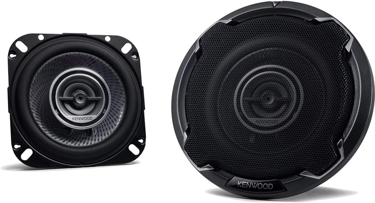 Kenwood KFC-PS1096 10 cm 2-Way Coaxial Speakers, Black - Image 3