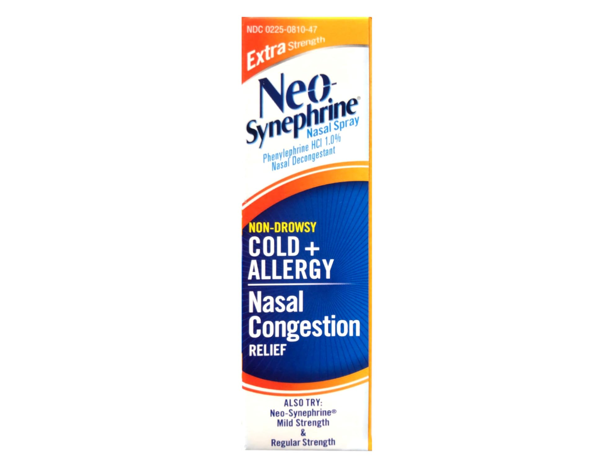 Neo-Synephrine Nasal Spray , Extra Strength Formula, 0.50 Ounces each (Value Pack of 4)