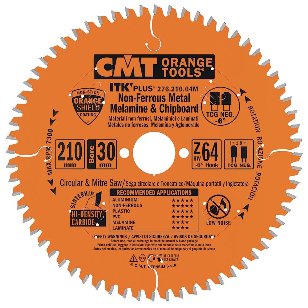 CMT 276.305.96M - ITK Saw Blade for Aluminium HW 305x2.8/2.0x30 Z96 TCG N