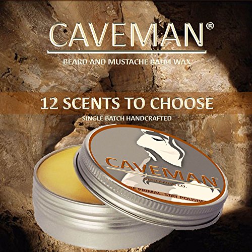 Caveman Drunken Caveman (Bay Rum) Beard Balm, Leave in Conditioner, 100% Vegan and All Natural