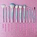 Docolor Makeup Brushes 9 Pcs Makeup Brush Set Premium Synthetic Foundation Powder Concealers Blush Makeup Brushes Gradient color Cosmetic Brushes