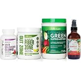 Divine Health Dr. Colbert MD Detox Maintenance Pack Green Supremefood | Fiber Zone (Lemon-Lime) | Liver Gallbladder Cleanse | Nano Glutathione Spray
