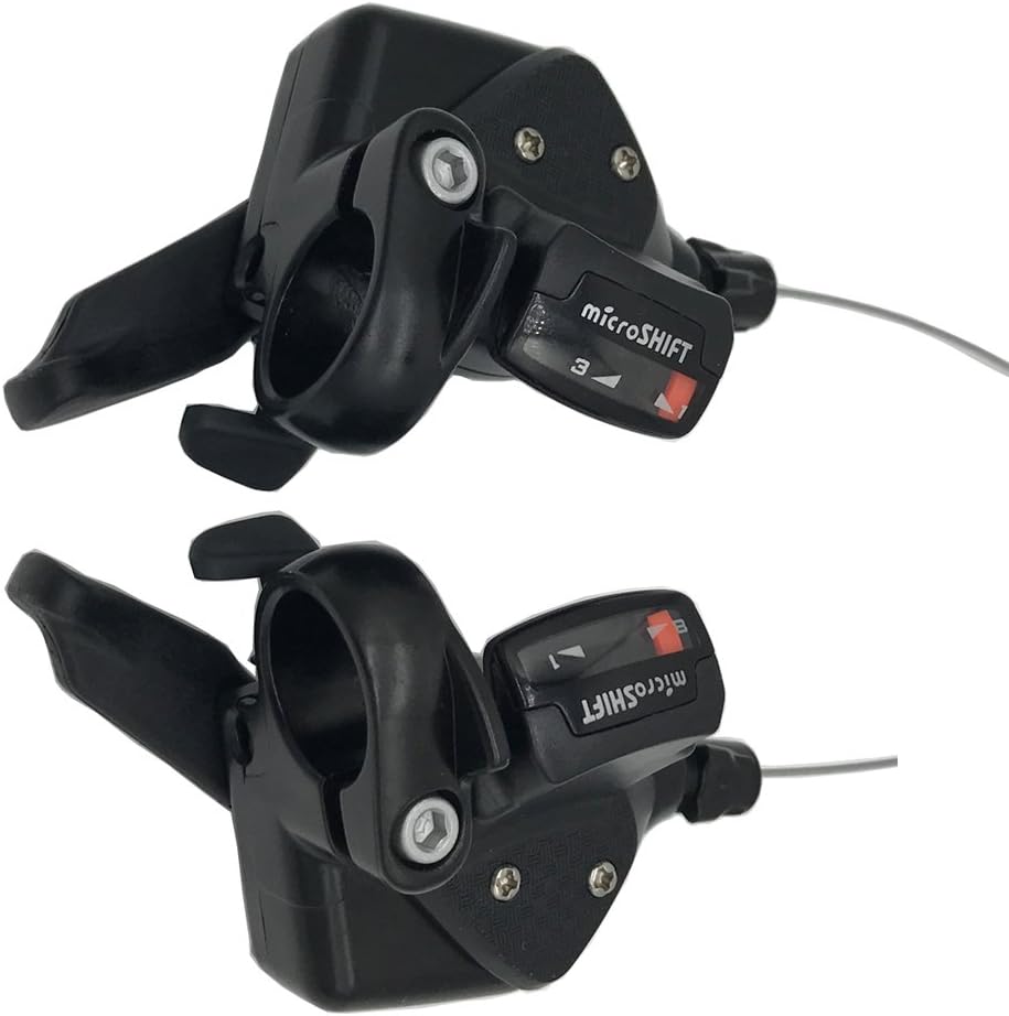 microSHIFT TMB Triple 3 x 8 Speed Shift TS71-8 Shifters Mountain Bicycle Conjoined DIP Compatible for Shimano